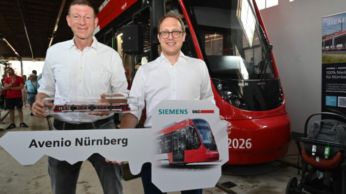 20250705_cf 26erAvenio015 Der 26. Avenio geht in den Fahrgastbetrieb. (über VAG/Claus Felix)