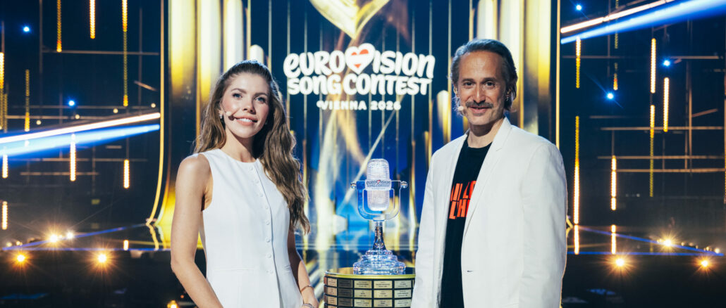 ESC-Moderation in Wien: Kristallerbin und Eberhoferkrimi-Star – ein ziemlich verrücktes Duo